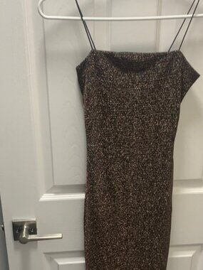 Chocolate Glittery Dress